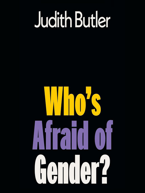 Cover image for Who's Afraid of Gender?